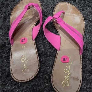 Lilly Pulitzer Pink Sandals